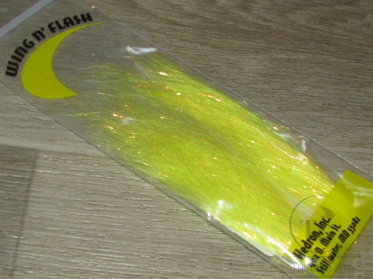 Волокна синтетические Wing n ' Flash Yellow Hedron / Wapsi 