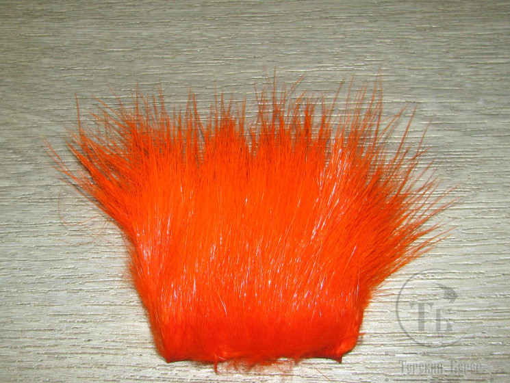 Мех нутрии огненно оранжевый / Nutria Hot Orange