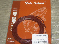 Полилидер 15 ft (4.5 m 5.5 g) Polyleader Salmon 40 lb Fast Sink Brown Kola Salmon