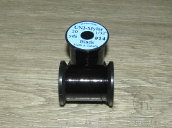 Плоский люрекс UNI Mylar 20 yds 1/32 # 14 Black