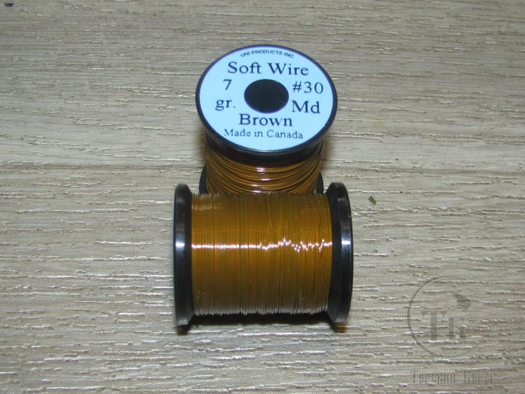 Проволока мягкая Soft Wire 7/10 gr # 30 Md / ME Brown UNI
