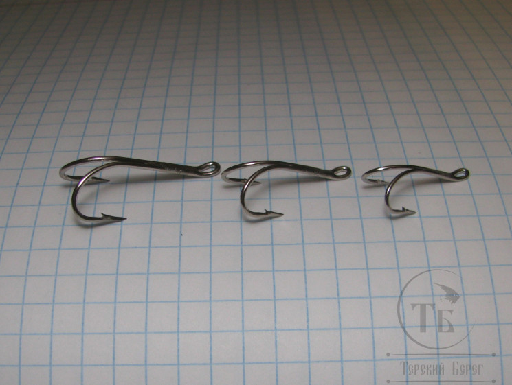 Двойник серебряный Mustad DL71UP Silver № 8 ( 10 шт. )