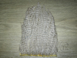 Перо верхняя половина скальпа курицы Dry / Wet Lt. Grizzly Lt. Dun # 2 ( распродажа П- 34 )