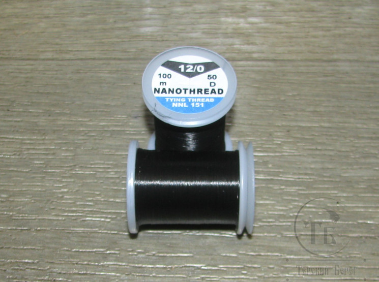 Монтажная Нить Hends Nanothread 100 m. 50 d. 12/0 Black