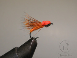 Муха Caddis Foam ( 20 ) Orange кр. № 16