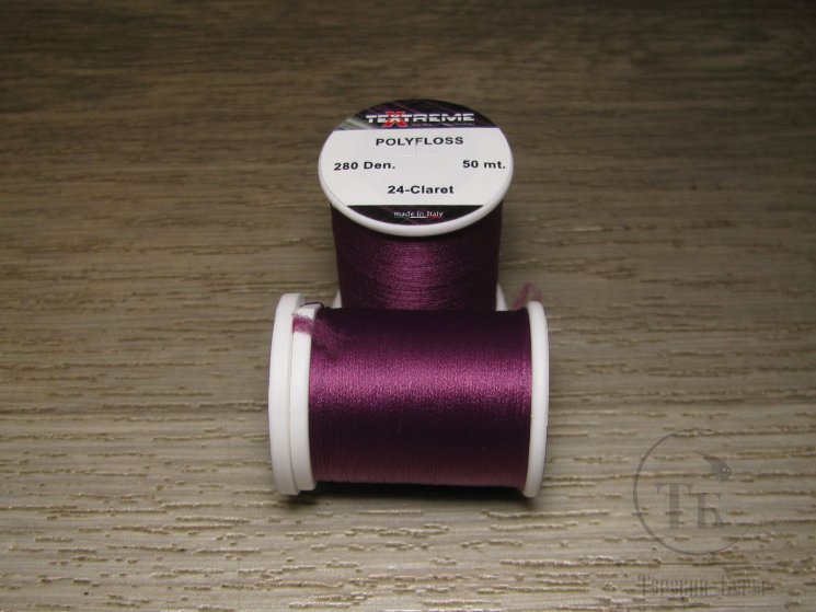 Искусственный шелк Poly Floss 50 m. 280 den. Claret Textreme