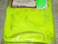 Зонкер кроличий 3-4 мм. ( узкий ) Zonker Strips Fl. Yellow Wapsi