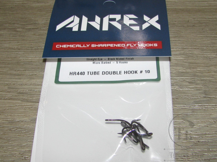 Крючок двойник трубочный AHREX HR440 Tube Double # 10 ( 5 шт. )