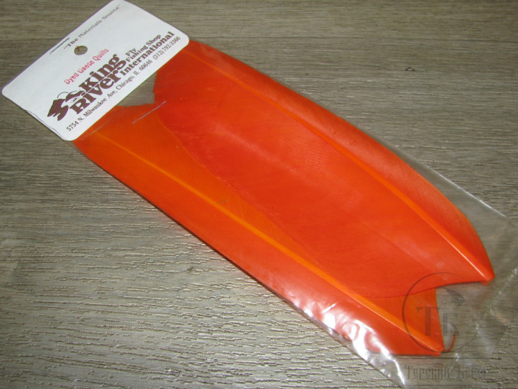 Goose Quill Orange ( 1 пара) King River