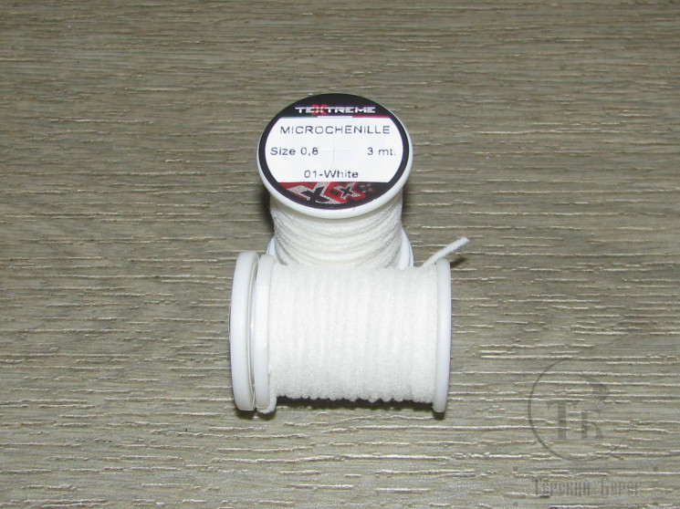 Микро синель Microchenille White 0,8 мм 3 м Textremе
