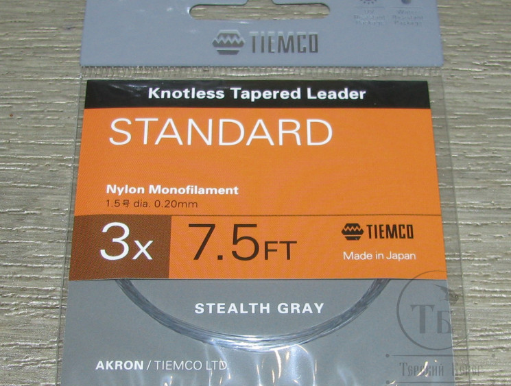 Конусный подлесок Akron Standart 7,5FT 3X 0.20 mm Tiemco