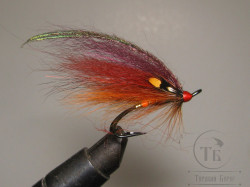Муха лососёвая Pahtakorva ( 5 ) Fiery Ph. Partridge Patriot Bl. № 4