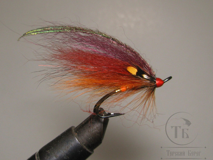 Муха лососёвая Pahtakorva ( 5 ) Fiery Ph. Partridge Patriot Bl. № 4