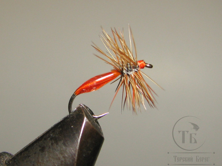 Муха Комар Mosquito ( 1 ) Orange Bloody. кр.№ 14 