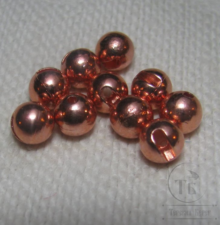 Вольфрамовый шарик с прорезью D 4,6 copper (10 шт)