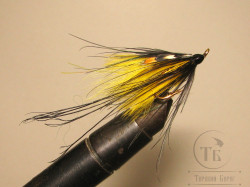 Муха лососёвая ( 6 ) Pot Belly Pig GK DL 71 Gold Double № 6