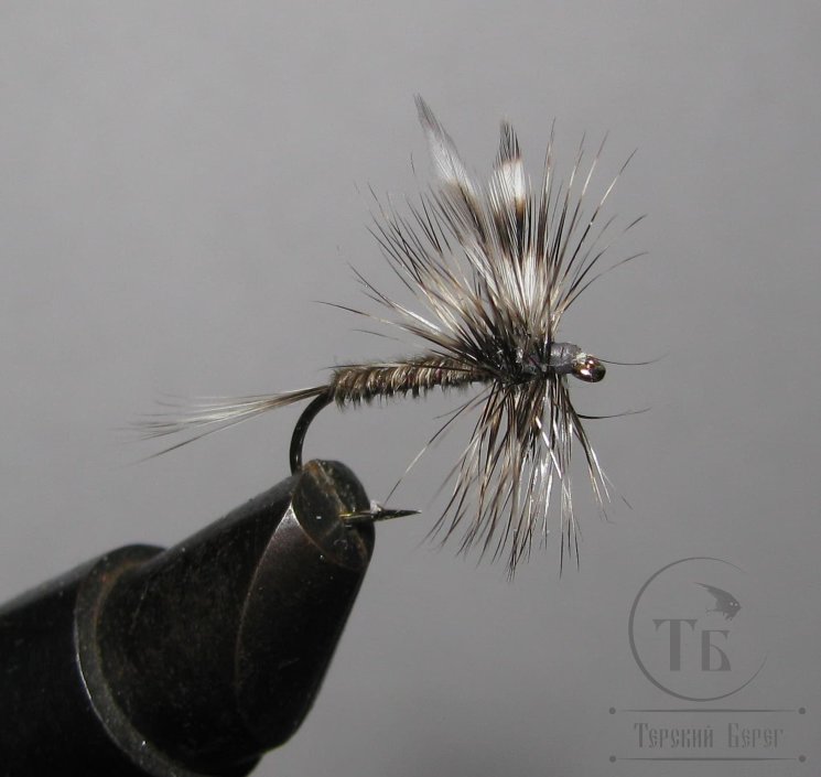 Муха сухая Dry fly Adams 02 " Adams Cl. "крючок № 12 ( Kumho )
