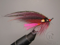 Муха лососёвая Pahtakorva ( 10 ) Claret Ph. Partridge Patriot Bl. № 4