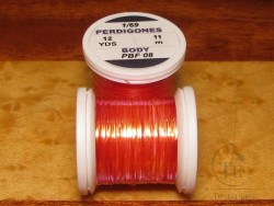 Плоский люрекс Perdigones Pearl Body Fine 1/69 12 yds Red PBF-08 Hends