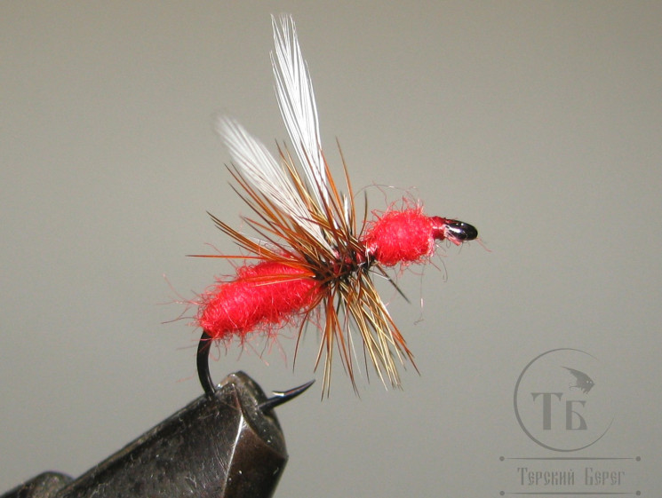 Муха муравей Ant Dif. ( 1 ) Dubb. Red Wing Kumho Dry № 10