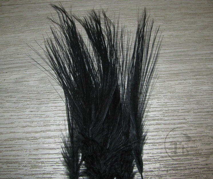 Heron Fine Fibre dyed Black Md. 10 fs.