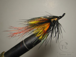 Муха лососёвая ( 8 ) Pot Belly Pig Orange Partridge P BL Heavy Double № 2
