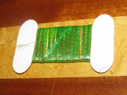 Плетёный плоский люрекс 3 мм Ice Pearl Body Braid Greenlander 4 м