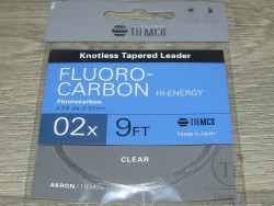 Конусный подлесок Akron Fluoro Carbon Leader 9FT 02X 0.33 mm Tiemco