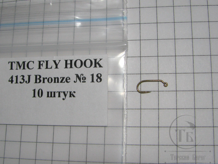 Крючок джиговый TMC 413 J Bronze (10 шт/уп) № 18