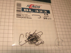 Крючок безбородый  Hends BL 323 Dry-Nymph №14 ( 25 шт )