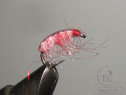 Муха Simple Scud ( 44 ) Бокоплав SSC ( Salmon Pink ) крючок Scud № 8