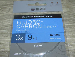 Конусный подлесок Akron Fluoro Carbon Leader 9FT 3X 0.20 mm Tiemco