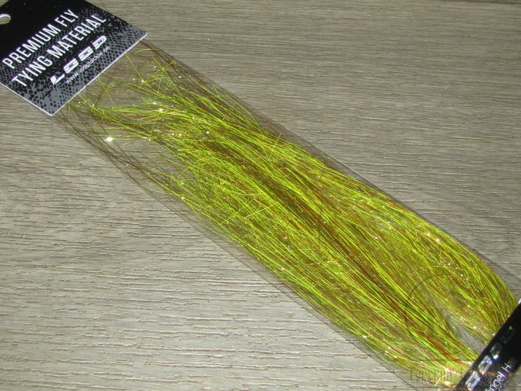 Плоский люрекс Angel Hair Kola Gold 2,0g Loop
