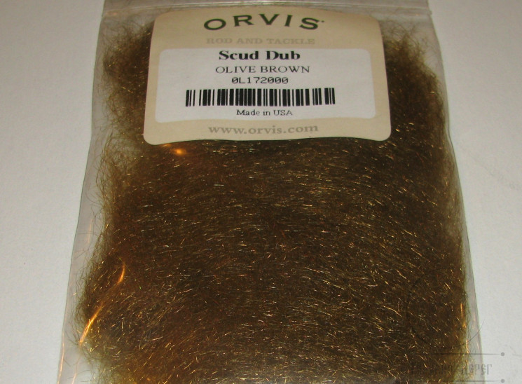 Даббинг Scud Dub Olive Brown Orvis