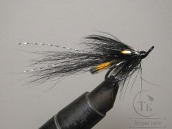 Лососёвая муха Shrimp ( 7 ) Black Cascade  Partridge HD Black № 8