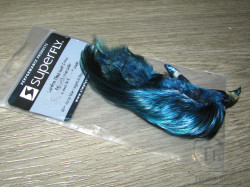 Золотой фазан хохолок Golden Pheasant Crest Only Silver Doctor Blue Super Fly