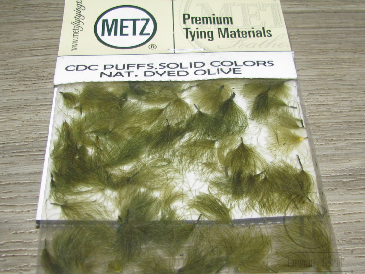 CDC Puff Solid Colors Nat dyed Olive Metz