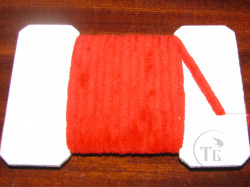 Синель Round Chenille 2,5 mm алый \ Scarlet 3 м.