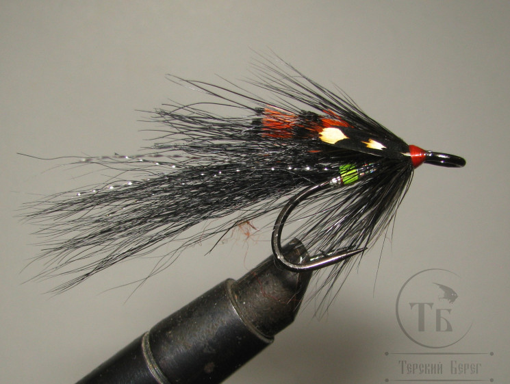 Лососёвая муха Shrimp ( 29 ) General Practitioner Black Kumho Black № 1/0