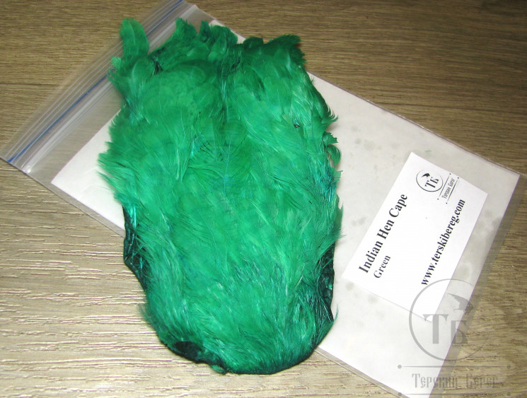 Скальп курицы Indian Hen Cape Green / Зеленый