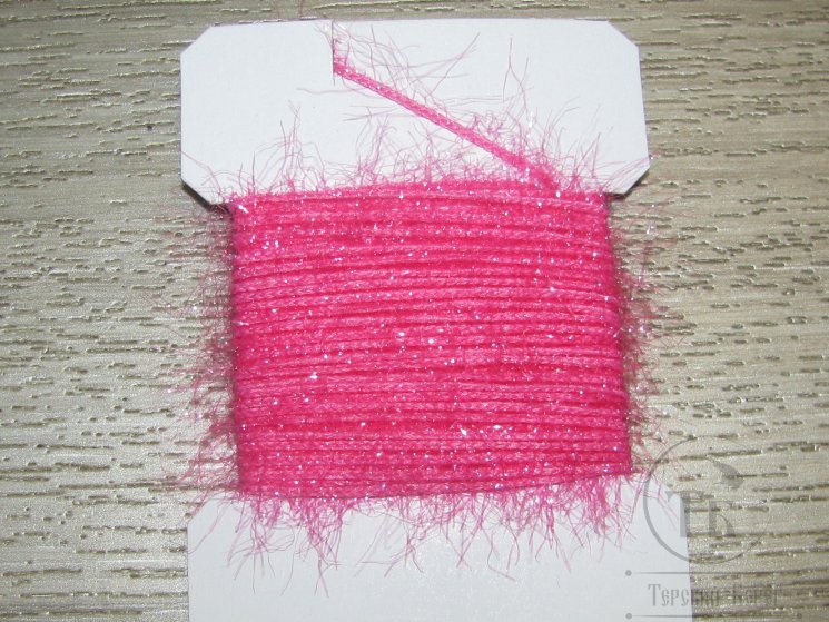 Синель Polar Chenille Fl. Pink 5 m.