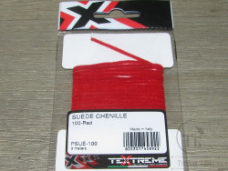 Chenille Suede 1,5 mm. Red Textreme ( 3 m )