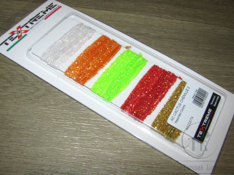 Микс кактусовых синелей AC Cactus Chenille 2 mm Assorted Colours TXT ACCC2-TX Textreme