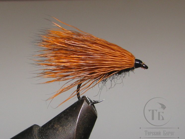 Mуха Caddis ( 3 ) Rusty Kumho № 14