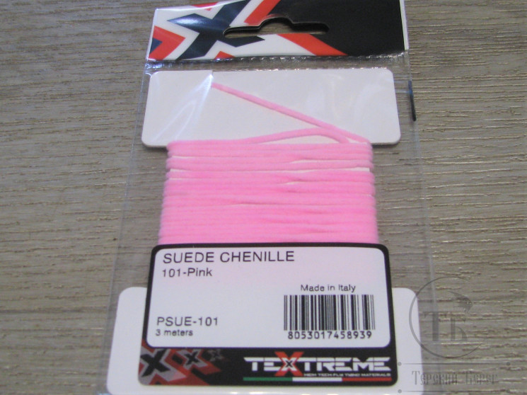 Синель Chenille Suede 1,5 mm. Pink Textreme ( 3 m )