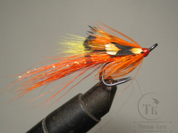 Лососёвая муха Shrimp ( 37 ) Orange Classic Кулебякинский № 6