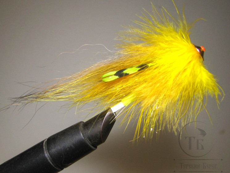 Муха лососёвая Turbo Pl. FF ( 2 ) Banana T 8,0 mm. 9 sm.