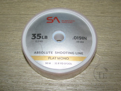 Раннинг Absolute Shooting Line 35 Lb Flat Mono 30 m. Orange Scientific Anglers