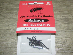 Двойник черный никель Ken Sawada SD3 Double Salmon № 10 ( 10 шт. )