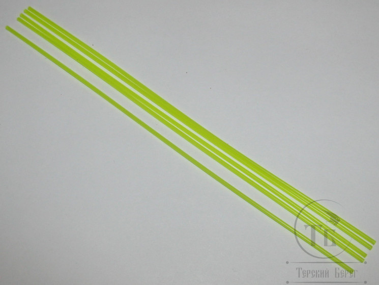  Пластиковая трубка диаметр 1,85 mm 5 шт 200 mm Fl Yellow Chartreuse Future Fly
